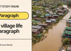 My village life paragraph | My hometown paragraph writing