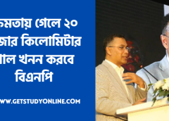 ক্ষমতায় গেলে ২০ হাজার কিলোমিটার খাল খনন করবে বিএনপি